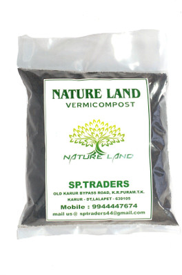 NATURELANDER vermicompost Soil Manure(1 kg Granules)