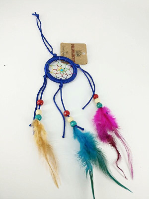 Neu-lite Blue Dream Catcher Wall Hanging - Attract Positive Dreams & Positive Thinking Wool Windchime(15 inch, Blue)
Neu-lite Blue Dream Catcher Wall Hanging - Attract Positive Dreams & Positive Thinking Wool Windchime(15 inch, Blue)