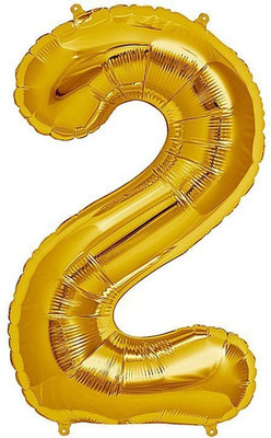 Shop Online Solid 14" Number "2" Gold Super Shape Foil Balloon Balloon(Gold, Pack of 1)
Shop Online Solid 14" Number "2" Gold Super Shape Foil Balloon Balloon(Gold, Pack of 1)