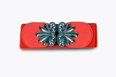 bull-i Girls Party Red Synthetic Belt