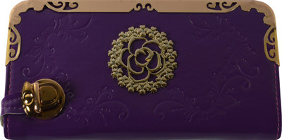 Glitters Online Casual Purple Clutch