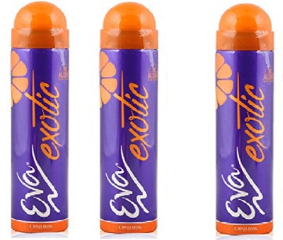 EVA Citrus Bliss set of 3 Deodorant Spray - For Women(150 ml, Pack of 3)