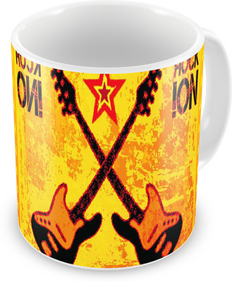 Mukesh Handicrafts MHMG0072 Ceramic Mug(325 ml), Multicolor