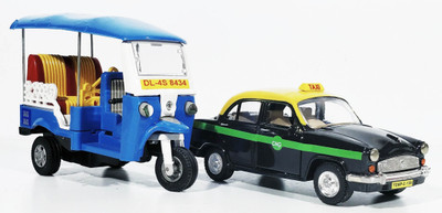 Jack Royal City Taxi and TUK TUK Auto (Pull Back toy Set of 2) (Blue,Black)(Blue, Black)
Jack Royal City Taxi and TUK TUK Auto (Pull Back toy Set of 2) (Blue,Black)(Blue, Black)