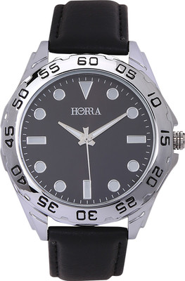 Horra PB817MLBK71 Geometric Series Black Dial Analog Watch - For Men