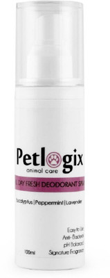 Petlogix Deodorant Spray for Dogs, Cats and other Pets with All Coats to Refresh and Deodorize Pets Coat 100 ml Pet Coat Cleanser(Suitable For Dog, Cat)
Petlogix Deodorant Spray for Dogs, Cats and other Pets with All Coats to Refresh and Deodorize Pets Coat 100 ml Pet Coat Cleanser(Suitable For Dog, Cat)