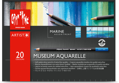 Caran dAche 3510.920 Artist Museum Aquarelle Marine Hexagonal Shaped Color Pencils(Set of 20, Multicolor)
Caran dAche 3510.920 Artist Museum Aquarelle Marine Hexagonal Shaped Color Pencils(Set of 20, Multicolor)