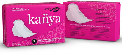 AYZH Kanya Comfort Sanitary Pads - Ultra-Thin (7 piece pack of 2) Sanitary Pad(Pack of 2)
AYZH Kanya Comfort Sanitary Pads - Ultra-Thin (7 piece pack of 2) Sanitary Pad(Pack of 2)