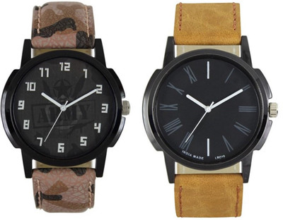 FASHION POOL LOREM MEN'S MOST STUNNING ARMY STYLE SPECIAL BELTS WITH FULL ROUND BLACK DIAL COMBINATION PROFESSIONAL & CASUAL WEAR WATCH WITH ARMY STYLE & BROWN LEATHER BELT FOR FESTIVAL COLLECTION Watch - For Boys
FASHION POOL LOREM MEN'S MOST STUNNING ARMY STYLE SPECIAL BELTS WITH FULL ROUND BLACK DIAL COMBINATION PROFESSIONAL & CASUAL WEAR WATCH WITH ARMY STYLE & BROWN LEATHER BELT FOR FESTIVAL COLLECTION Watch - For Boys