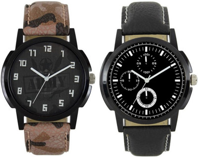 FASHION POOL LOREM MEN'S MOST PERFECT WATCH COMBO OF ARMY STYLE & FULL BLACK ROUND DIAL MOST UNIQUE COMBO PROFESSIONAL & CASUAL WEAR WATCH WITH FULL BLACK & ARMY STYLE LEATHER BELT WATCH FOR FESTIVAL SPECIAL Watch - For Boys
FASHION POOL LOREM MEN'S MOST PERFECT WATCH COMBO OF ARMY STYLE & FULL BLACK ROUND DIAL MOST UNIQUE COMBO PROFESSIONAL & CASUAL WEAR WATCH WITH FULL BLACK & ARMY STYLE LEATHER BELT WATCH FOR FESTIVAL SPECIAL Watch - For Boys
