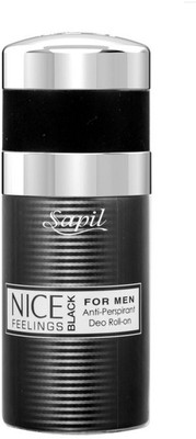 Sapil Nice Feeling Black Roll On (Imported From U.A.E) Deodorant Roll-on - For Men(50 ml)
Sapil Nice Feeling Black Roll On (Imported From U.A.E) Deodorant Roll-on - For Men(50 ml)
