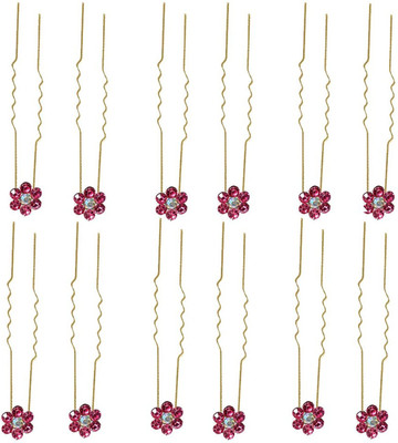 Chooz Designer Studio Hair Clips Hair Clip, Hair Pin(Gold)