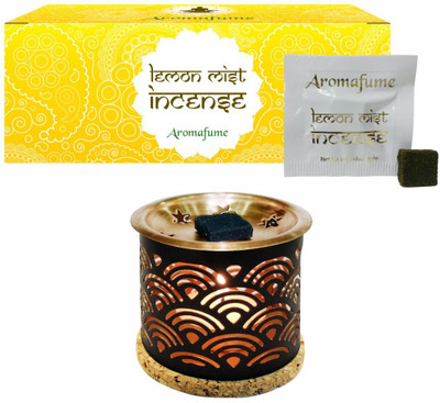 Aromafume Lemon Mist Incense Bricks (Medium) & Rainbow Burner Fresh Agarbattis(20 Units)
Aromafume Lemon Mist Incense Bricks (Medium) & Rainbow Burner Fresh Agarbattis(20 Units)