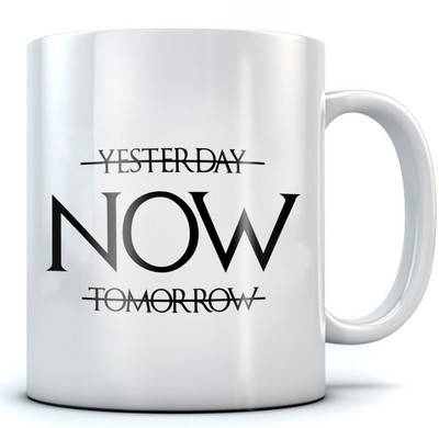 RAMPOSH Yesterday Now Ceramic Coffee/Quote/ Gift For Birthday/ Gift For Friend/ Gift For Love And Diwali Gift (1 Pc.) Random Design Ceramic Mug(350 ml), Multicolor
RAMPOSH Yesterday Now Ceramic Coffee/Quote/ Gift For Birthday/ Gift For Friend/ Gift For Love And Diwali Gift (1 Pc.) Random Design Ceramic Mug(350 ml), Multicolor