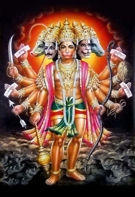 Panchmukhi Hanuman Ji Standing Wall Print - 1 poster on fine art paper 13x19 Fine Art Print(19 inch X 13 inch, Rolled)
Panchmukhi Hanuman Ji Standing Wall Print - 1 poster on fine art paper 13x19 Fine Art Print(19 inch X 13 inch, Rolled)