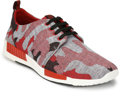 Mactree Army Sneakers For Men(Red