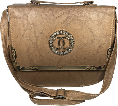 Bizarre Vogue Women Casual Brown PU Sling Bag