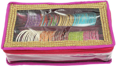 Bagaholics 2 Rods Bangle Organizer Box Jewelry Storage Case Makeup and Jewellery Vanity Box(Purple)
Bagaholics 2 Rods Bangle Organizer Box Jewelry Storage Case Makeup and Jewellery Vanity Box(Purple)