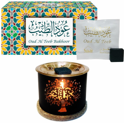 Dukhni Oud Al Teeb Bakhoor (Small) & Free Tree Of Life Exotic Incense Diffuser Fresh Agarbattis(8 Units)
Dukhni Oud Al Teeb Bakhoor (Small) & Free Tree Of Life Exotic Incense Diffuser Fresh Agarbattis(8 Units)
