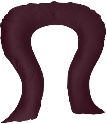 Comfort Pillow Reverse Pot Shape Pregnancy Pillow(Maroon)