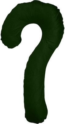 Comfort Pillow Solid Pregnancy Pillow Pack of 1(Dark Green)
