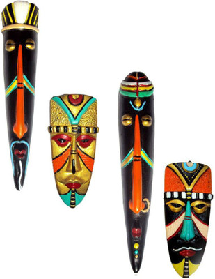 Rasoh village hand artz decorative adibasi wall hanging masks Decorative Showpiece - 25 cm(Terracotta, Multicolor)
Rasoh village hand artz decorative adibasi wall hanging masks Decorative Showpiece - 25 cm(Terracotta, Multicolor)