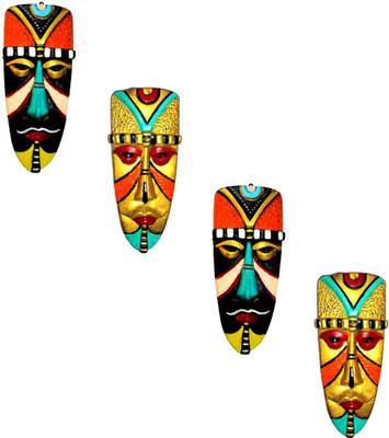 Rasoh village hand artz egyptian combo decorative wall hanging masks Decorative Showpiece - 15 cm(Terracotta, Multicolor)
Rasoh village hand artz egyptian combo decorative wall hanging masks Decorative Showpiece - 15 cm(Terracotta, Multicolor)
