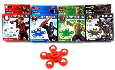 VibeX ™ Marvel Avenger's Set of 4 Superhero Special Edition Stable 5 Side Steel Balls Quintuple Advanced Fidget Spinner Toy(Red)
VibeX ™ Marvel Avenger's Set of 4 Superhero Special Edition Stable 5 Side Steel Balls Quintuple Advanced Fidget Spinner Toy(Red)