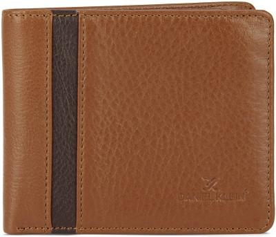 Daniel Klein Men Brown Genuine Leather Wallet(14 Card Slots)