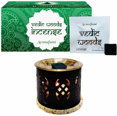 Aromafume Vedic Woods Incense Bricks (Small) & Palace Exotic Incense Diffuser Fresh Agarbattis(8 Units)
Aromafume Vedic Woods Incense Bricks (Small) & Palace Exotic Incense Diffuser Fresh Agarbattis(8 Units)