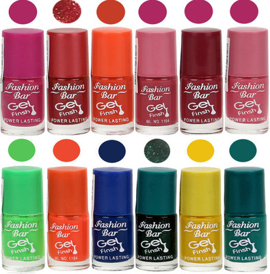 Fashion Bar Rani Pink,Glitter Red,Orange,Pink,Deep Red,Pink,Light Green,Neon Orange,Blue,Glitter Green,Yellow,Green Nail polish Rani Pink,Glitter Red,Orange,Pink,Deep Red,Pink,Light Green,Neon Orange,Blue,Glitter Green,Yellow,Green(Pack of 12)
Fashion Bar Rani Pink,Glitter Red,Orange,Pink,Deep Red,Pink,Light Green,Neon Orange,Blue,Glitter Green,Yellow,Green Nail polish Rani Pink,Glitter Red,Orange,Pink,Deep Red,Pink,Light Green,Neon Orange,Blue,Glitter Green,Yellow,Green(Pack of 12)