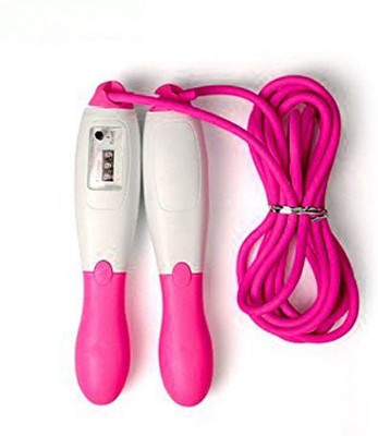 Cp Bigbasket SKIP AND FIT WITH AUTO COUNTER METER Freestyle Skipping Rope(Pink, Length: 267 cm)
Cp Bigbasket SKIP AND FIT WITH AUTO COUNTER METER Freestyle Skipping Rope(Pink, Length: 267 cm)