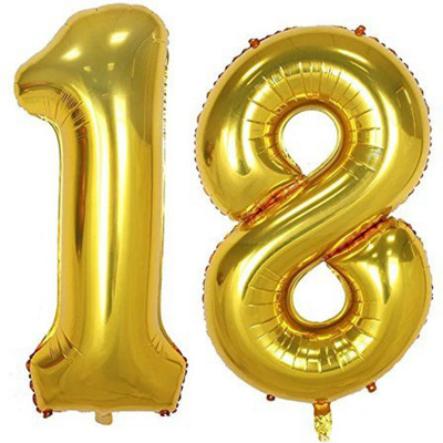 Theme My Party Solid TMP9596-1 Balloon(Gold, Pack of 1)