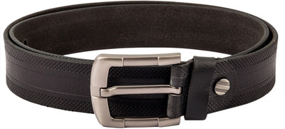 Kara Men Formal, Casual Black Genuine Leather Reversible Belt