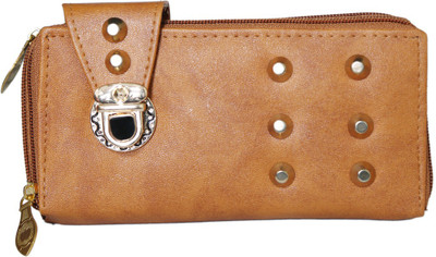 Reet Casual Brown Clutch