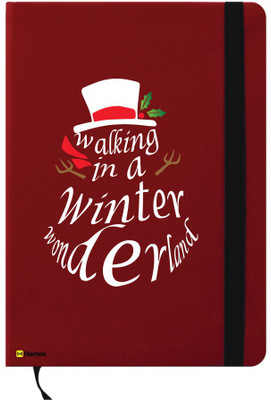 Hamee A6 Notebook(A6 Notebook Red Leather Christmas X-Mas Theme Winter Wonderland, Red)
Hamee A6 Notebook(A6 Notebook Red Leather Christmas X-Mas Theme Winter Wonderland, Red)