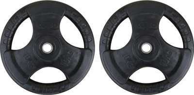 Kobo 10 Kg (31 mm) Fitness Premium Quality Rubber Coated & Integrated Metal Grip - Sold in Pairs (10 Kg x 2 = 20 Kg) (Imported) Black Weight Plate(20 kg)
Kobo 10 Kg (31 mm) Fitness Premium Quality Rubber Coated & Integrated Metal Grip - Sold in Pairs (10 Kg x 2 = 20 Kg) (Imported) Black Weight Plate(20 kg)