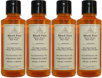 Khadi Pure Herbal Thyme Henna Hair Tonic Hair Oil(840 ml)