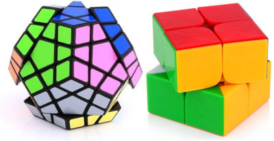 Mayatra's Combo Of 2 - Shengshou Megaminx Black Speed Cube & High Speed Stickerless Speedy Rubik 2x2x2 Puzzle Cube White(2 Pieces)
Mayatra's Combo Of 2 - Shengshou Megaminx Black Speed Cube & High Speed Stickerless Speedy Rubik 2x2x2 Puzzle Cube White(2 Pieces)
