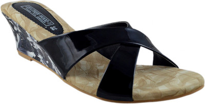 Leatherwood1 Women Black Wedges