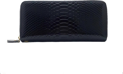 kittons Girls Black Artificial Leather Wallet(8 Card Slots)