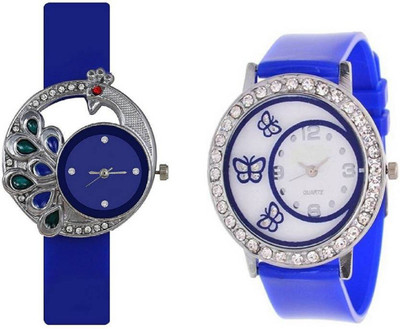 Montres New Arrival Stylish designer Multicolour Combo M-025 Watch - For Girls