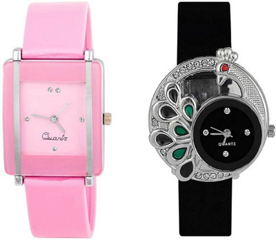 Montres New Arrival Stylish designer Multicolour Combo M-064 Watch - For Girls