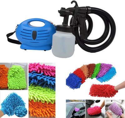 ShopyBucket Paint Zoom Spray Gun Zoom Ultimate Portable Home Painting Machine With 4pcs Microfiber Hand gloves(Mix Colour) PZ-1 Airless Sprayer(Blue)
ShopyBucket Paint Zoom Spray Gun Zoom Ultimate Portable Home Painting Machine With 4pcs Microfiber Hand gloves(Mix Colour) PZ-1 Airless Sprayer(Blue)