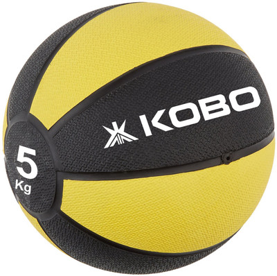 Kobo 5 Kg Training - Slam with Easy-Grip Textured Surface and Ultra-Durable Rubber Shell (Imported) Medicine Ball(Black, Yellow, Diameter: 24 cm)
Kobo 5 Kg Training - Slam with Easy-Grip Textured Surface and Ultra-Durable Rubber Shell (Imported) Medicine Ball(Black, Yellow, Diameter: 24 cm)