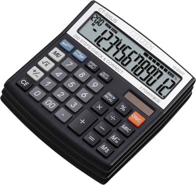 Citizen |Pack of 3| CT-500Js Stealodeal |Pack of 3| CT-500JS Basic Calculator(12 Digit)
Citizen |Pack of 3| CT-500Js Stealodeal |Pack of 3| CT-500JS Basic Calculator(12 Digit)