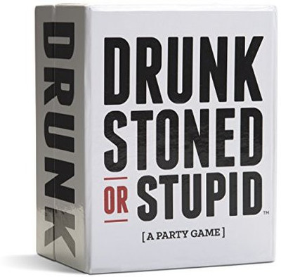 DRUNK STONED OR STUPID DRUNK STONED OR STUPID A Party Game(Multicolor)