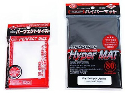 KMC Hyper Mat Sleeve Pochettes Card Barrier Perfect Size Soft Sleeves Value Set(Black, White)
KMC Hyper Mat Sleeve Pochettes Card Barrier Perfect Size Soft Sleeves Value Set(Black, White)