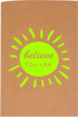 The Crazy Me A6 Diary(Believe You can Light Green & Brown, Brown)