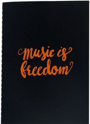 The Crazy Me A5 Diary(Music is Freedom Black, Black)